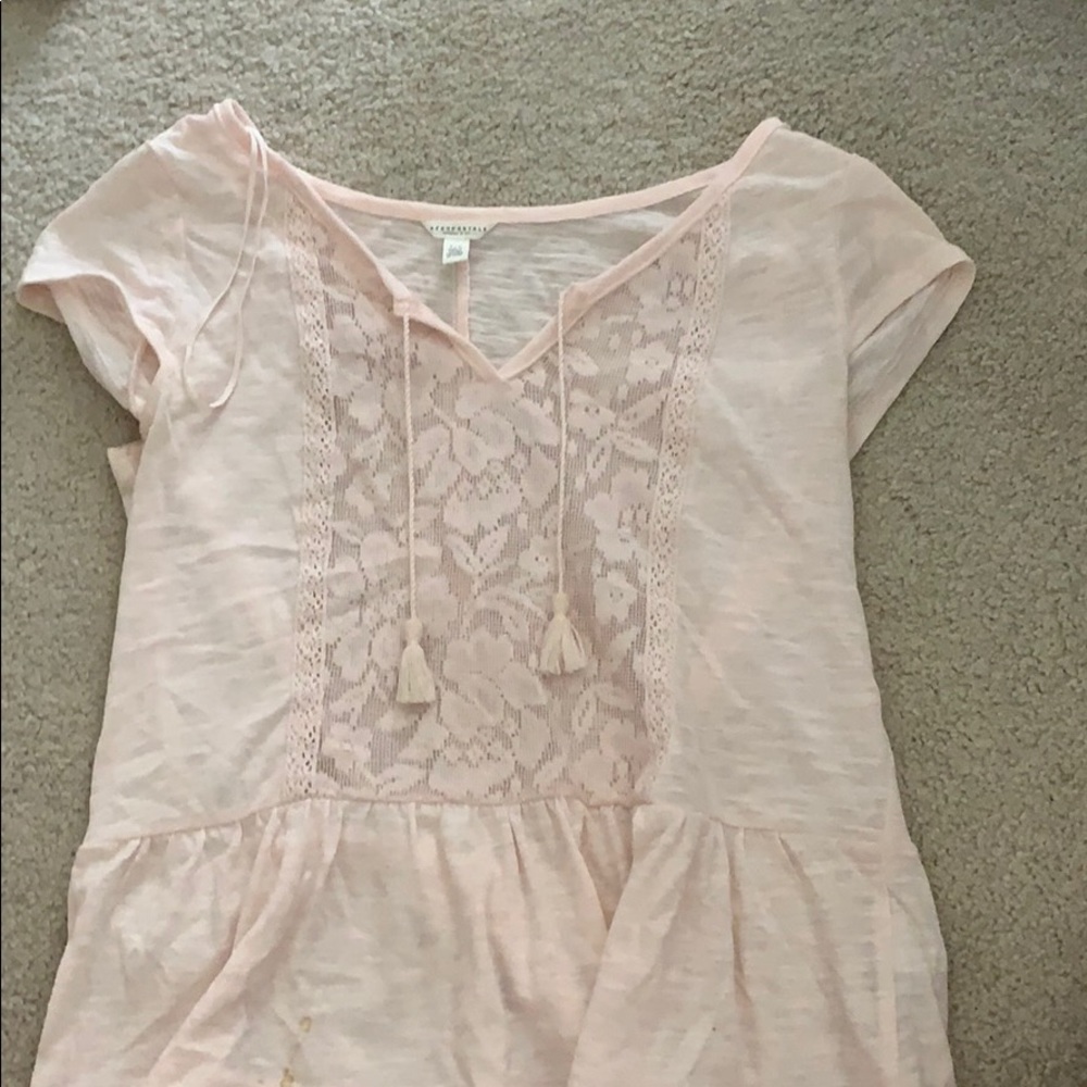 cute light pink top